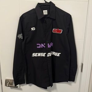 Zara shirt with patches